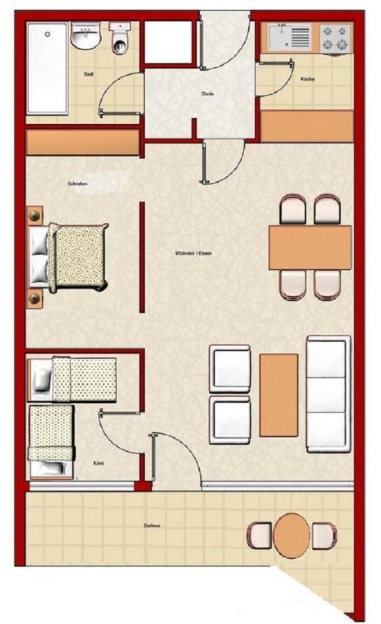 בראונלאגה Ferienapartment Mit Schwimmbad Und Bergblick מראה חיצוני תמונה